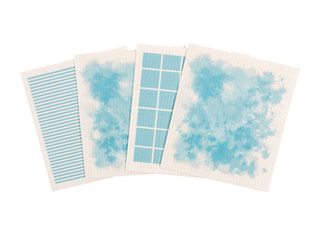 Swedish Dishcloths - Blue Watercolor
