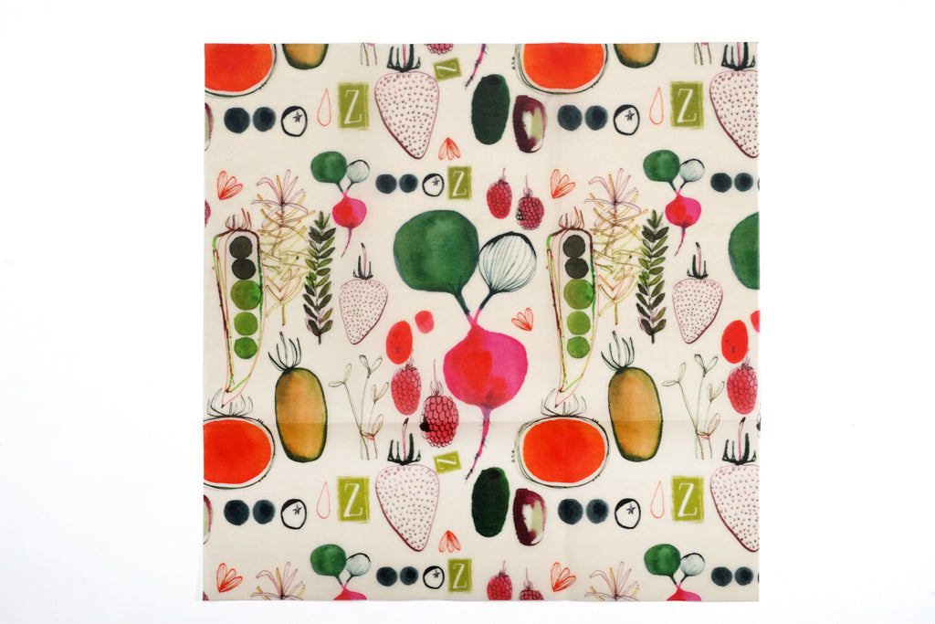 Z Wraps - Z Wraps 3-Pack Reusable Beeswax Food Wrap Pear/Out and